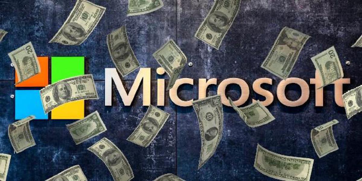 Lucros da Microsoft aumentaram drasticamente no último trimestre