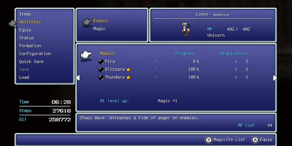 Maduin Esper em Final Fantasy 6