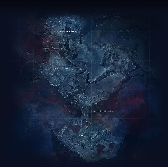 Mapa completo da Europa da expansão Beyond Light de Destiny 2