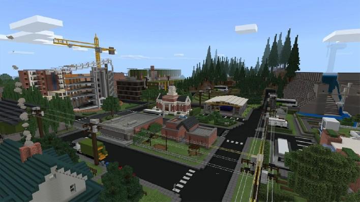 Mapa do Microsoft Minecraft mostra os esforços de sustentabilidade da empresa