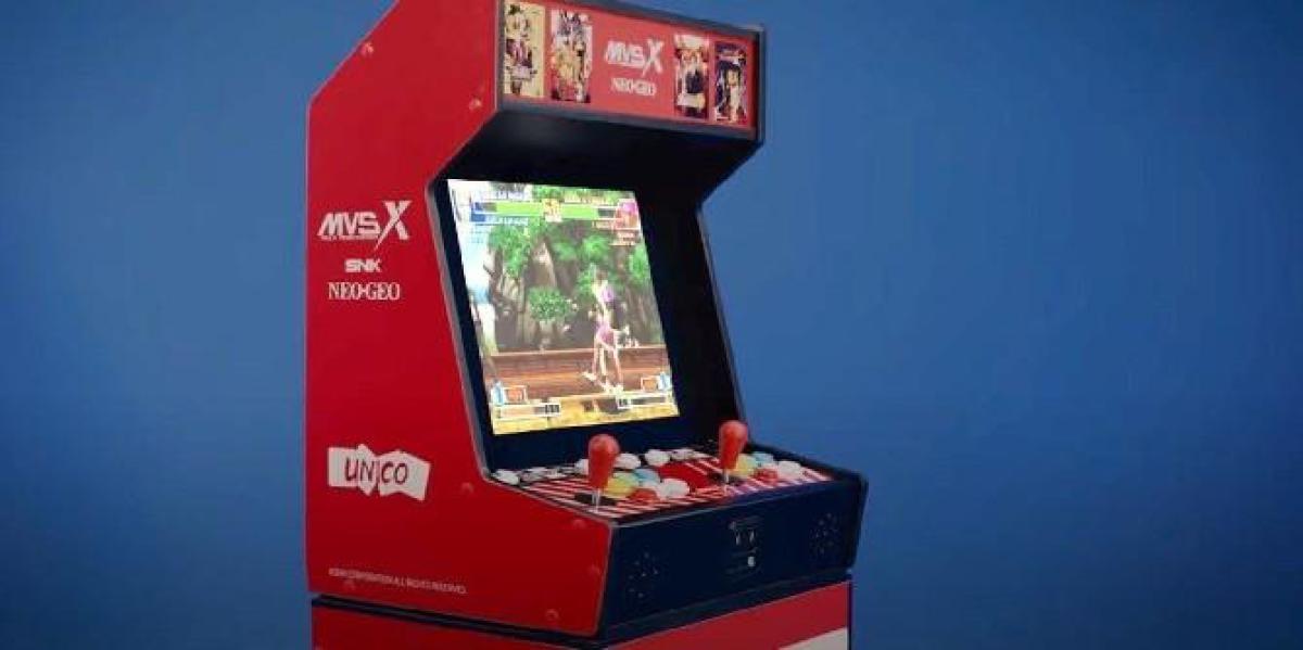 Máquina clássica de arcade SNK agora disponível para pré-encomenda