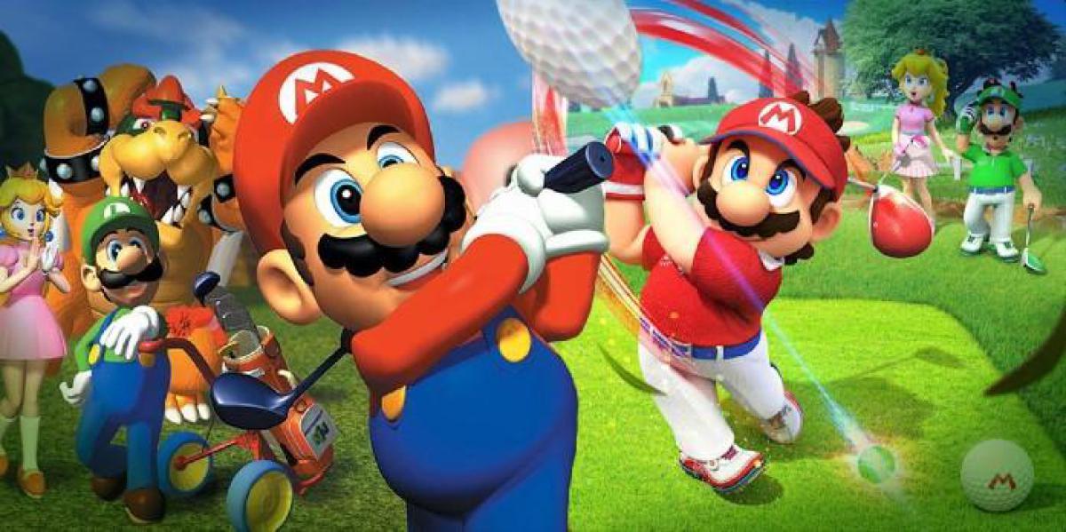 Mario Golf no Nintendo Switch Online oferece um contraste divertido com o Super Rush