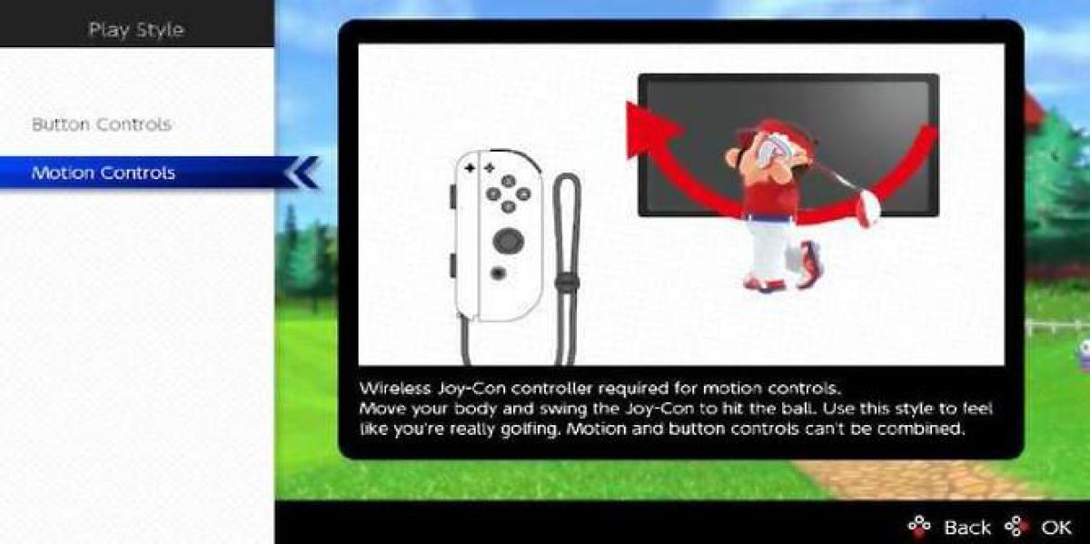 Mario Golf: Super Rush – Como usar os controles de movimento