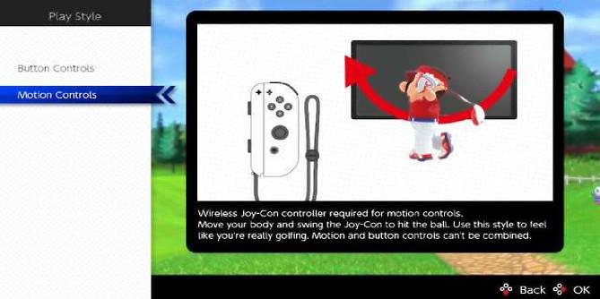 Mario Golf: Super Rush - Como usar os controles de movimento