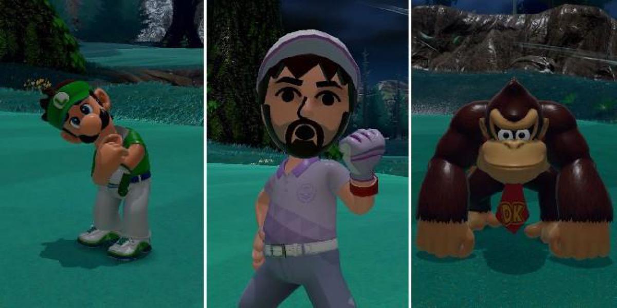 Mario Golf: Super Rush: Como vencer Luigi e Donkey Kong em Wildweather Woods