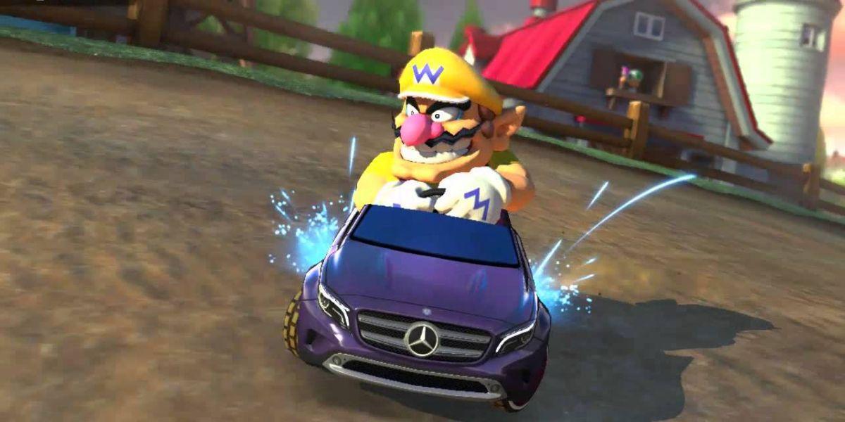 Wario no Mercedes Mario Kart 8