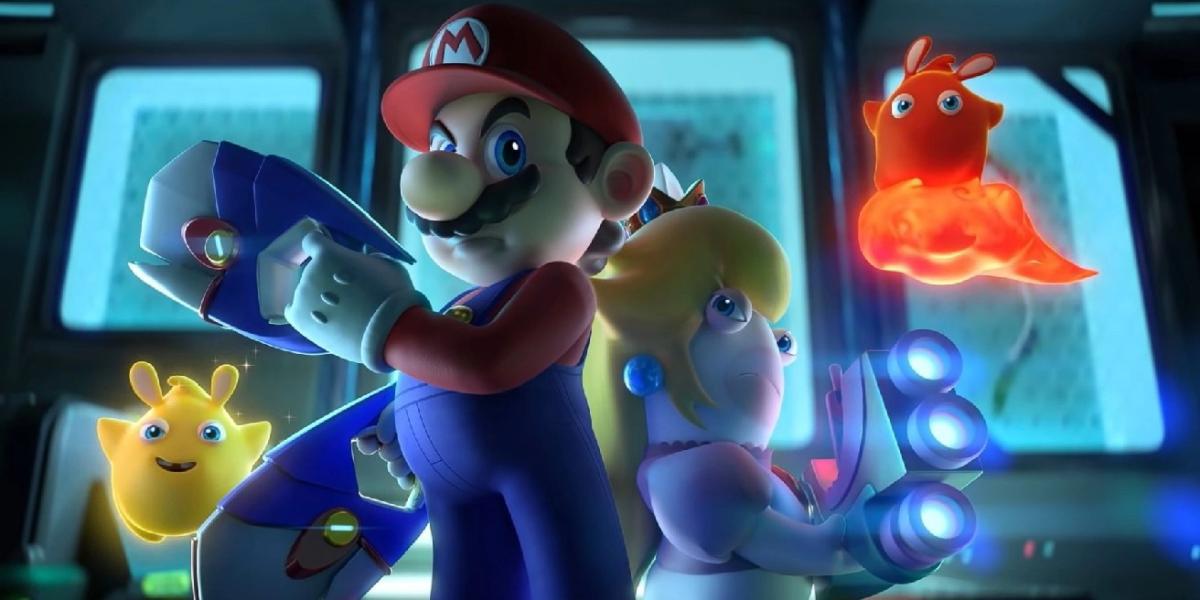 Mario + Rabbids Sparks of Hope s Planets toma após Star Wars