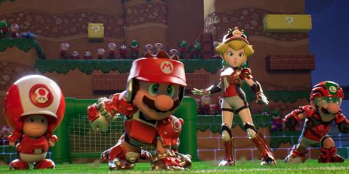 Mario Strikers: atualização da Battle League corrige problema com arco-íris colorido? Blocos