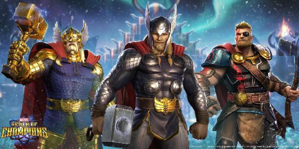 Marvel Realm of Champions adiciona o campeão Brawler Thor na atualização 3.0