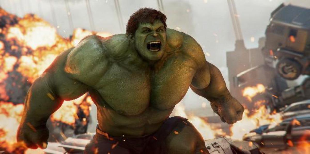 Marvel s Avengers adiciona nova skin de Hulk com chinelos de coelho