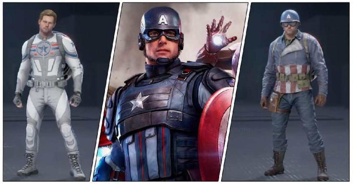 Marvel s Avengers: As 10 melhores roupas do Capitão América no jogo, classificadas