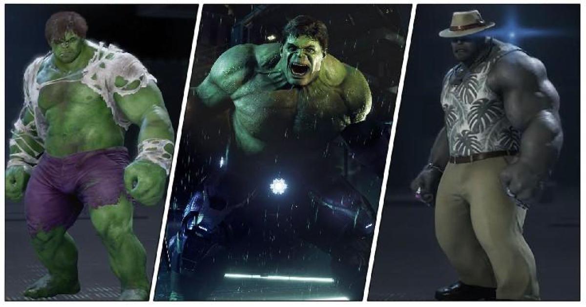 Marvel s Avengers: Os 10 melhores trajes de Hulk no jogo, classificados