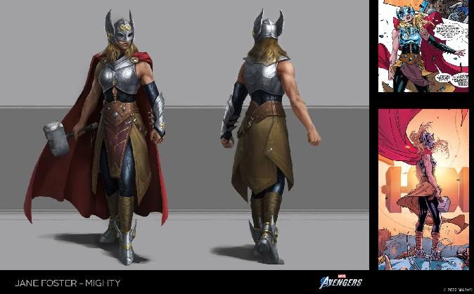 Marvel s Avengers revela Jane Foster Thor