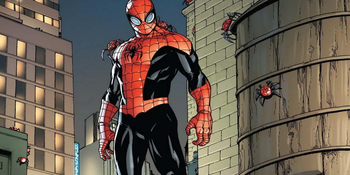 traje original superior do homem-aranha da Marvel Comics
