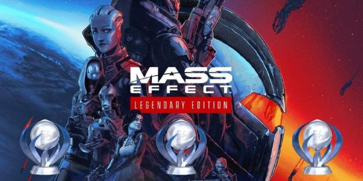 Mass Effect: Legendary Edition tem três troféus de platina
