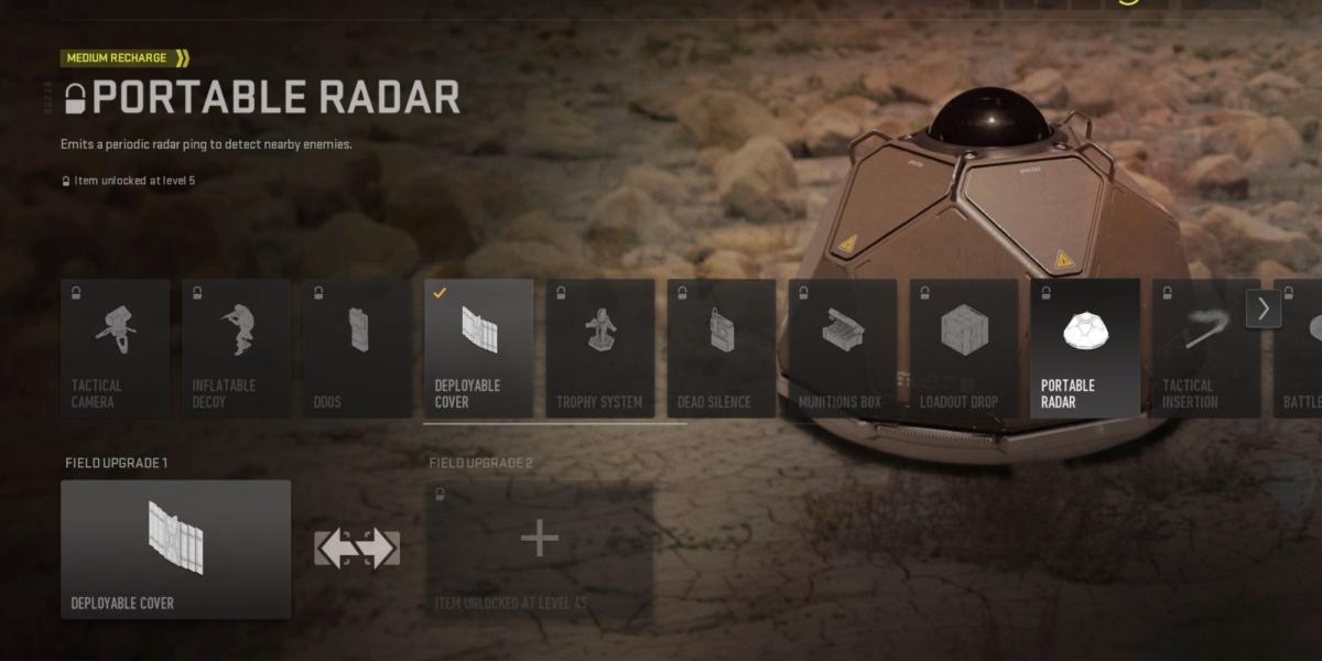 Call Of Duty Modern Warfare II (2022) Radar portátil na descrição do jogo