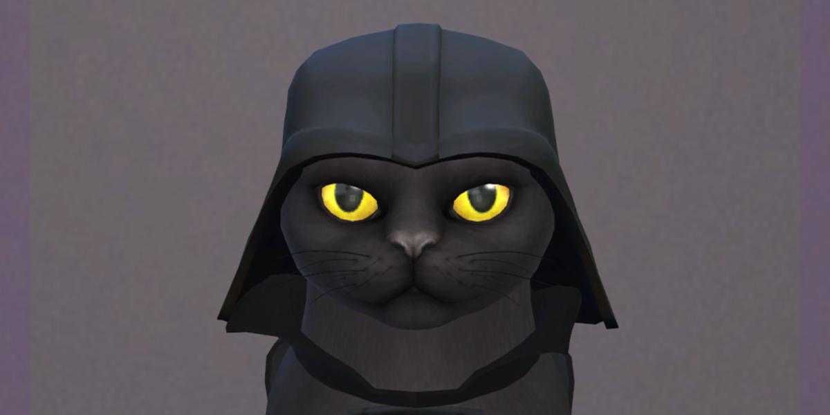 Chapéu de gato de conteúdo personalizado para The Sims 4