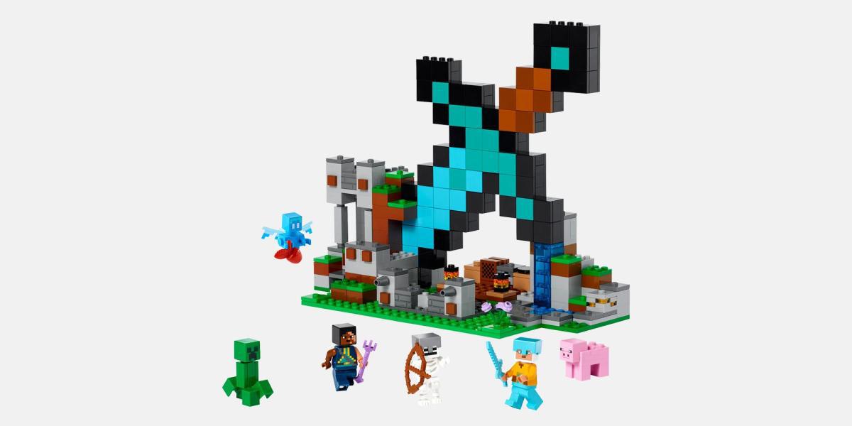 Conjunto Lego do Minecraft Posto Avançado da Espada