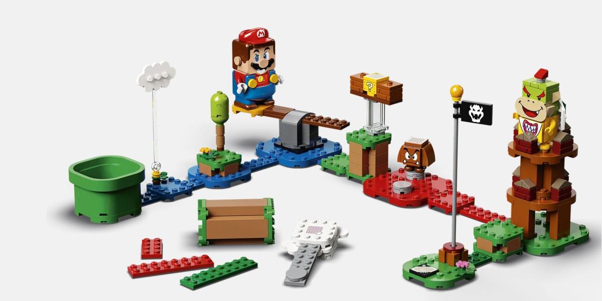 Conjunto de Lego para iniciantes do Super Mario