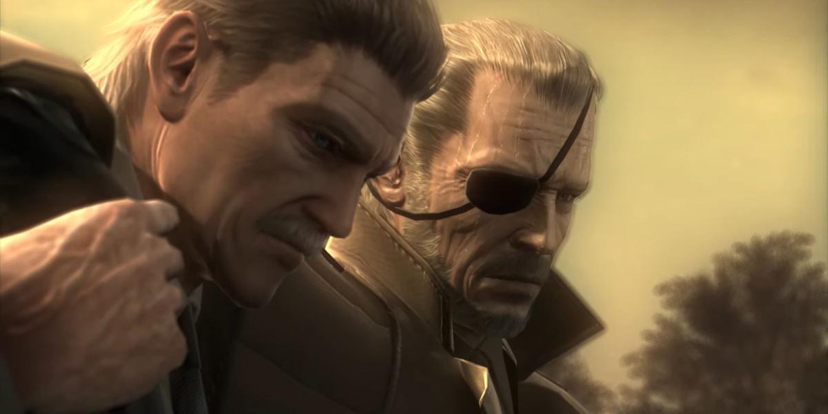 Captura de tela de Solid Snake & Big Boss, Metal Gear Solid 4