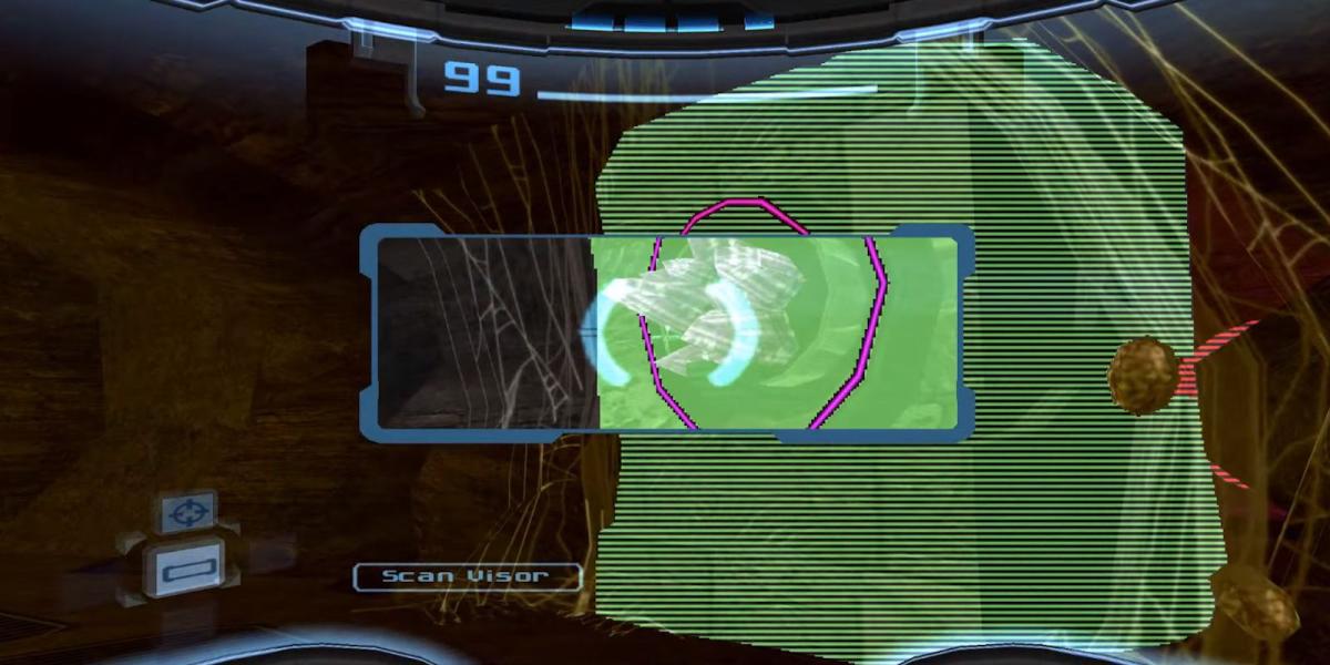 Metroid Prime 2 escaneando