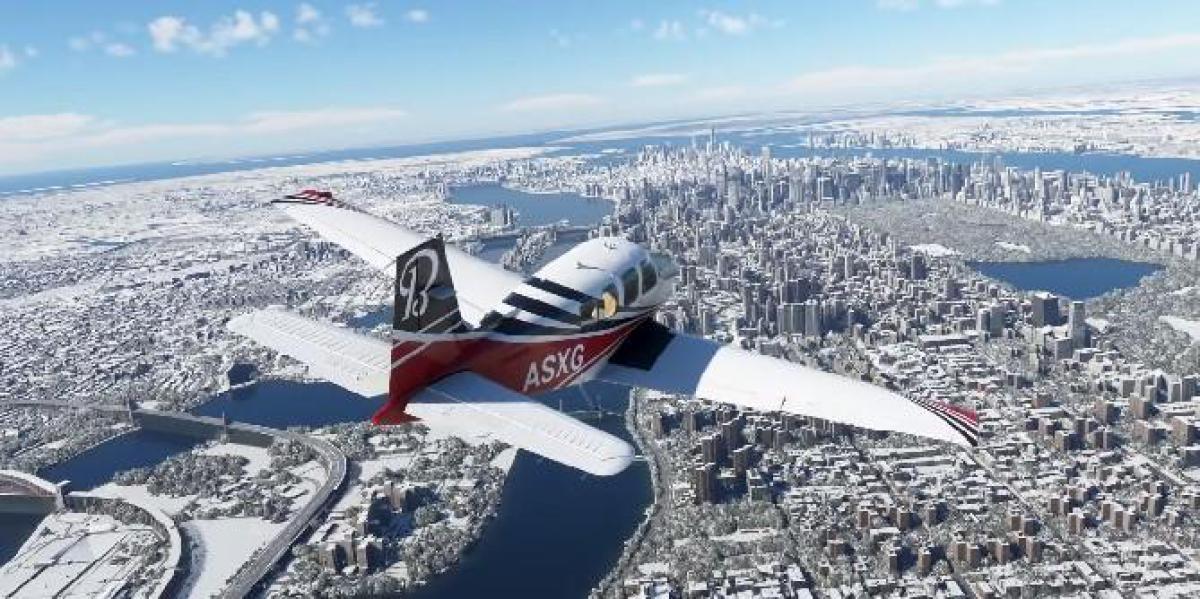 Microsoft Flight Simulator adiciona neve em tempo real
