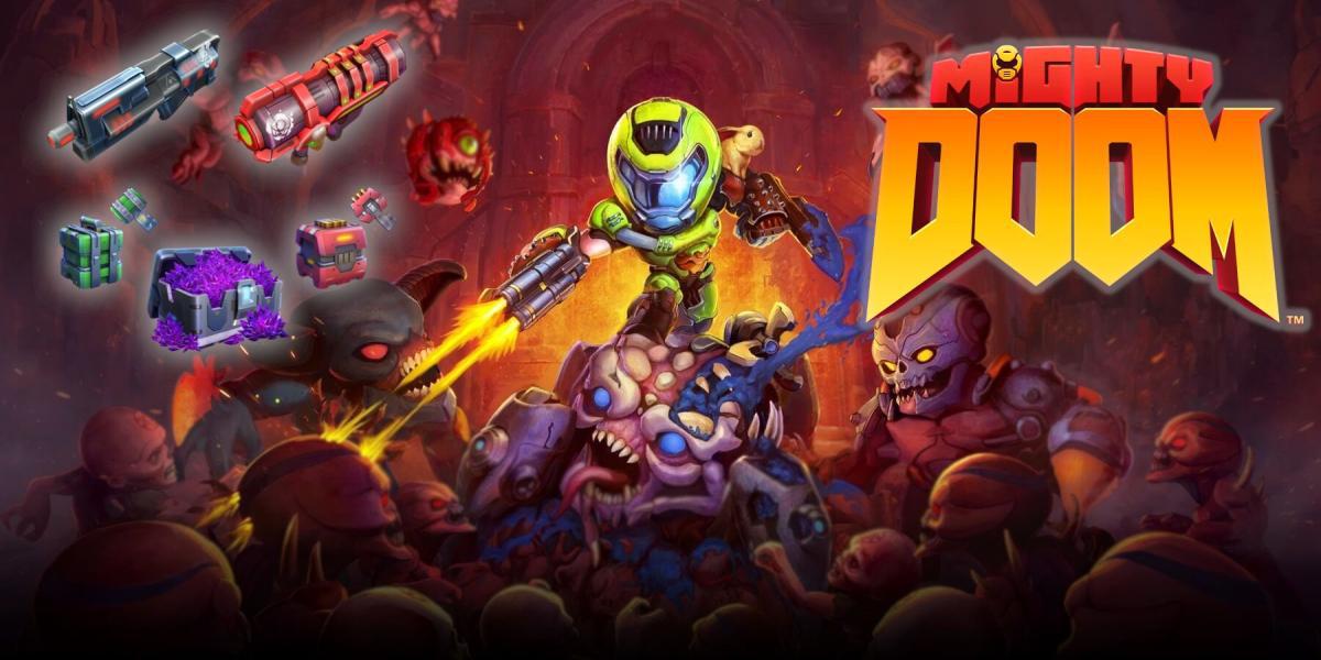 Mighty Doom: Domine o Inferno com seu Arsenal Mortal!