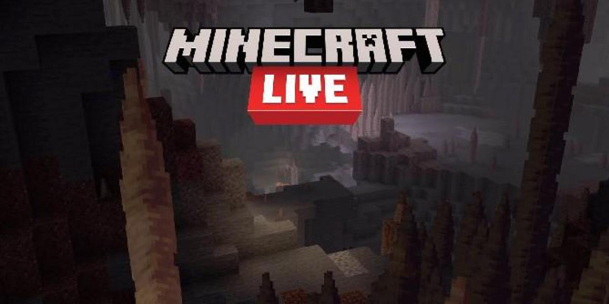Minecraft anuncia atualização Caves & Cliffs para 2021