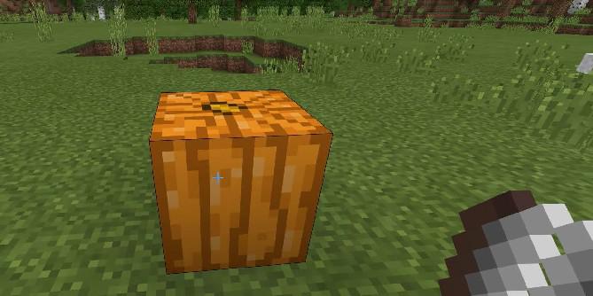 Minecraft: como esculpir uma abóbora