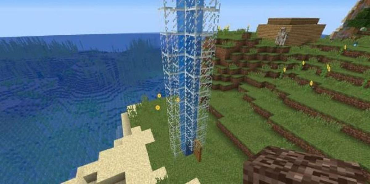 Minecraft: como fazer um elevador de água