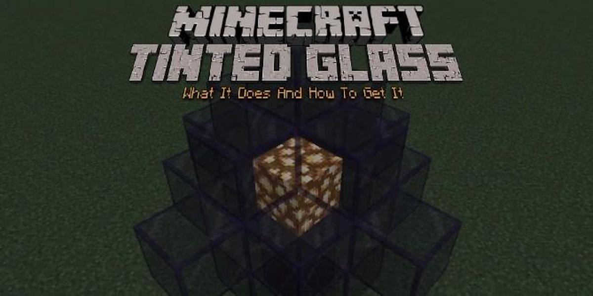 Minecraft: como fazer vidro colorido