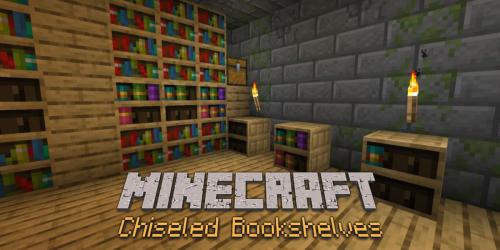 Minecraft – Como obter estantes de livros esculpidas e o que elas fazem