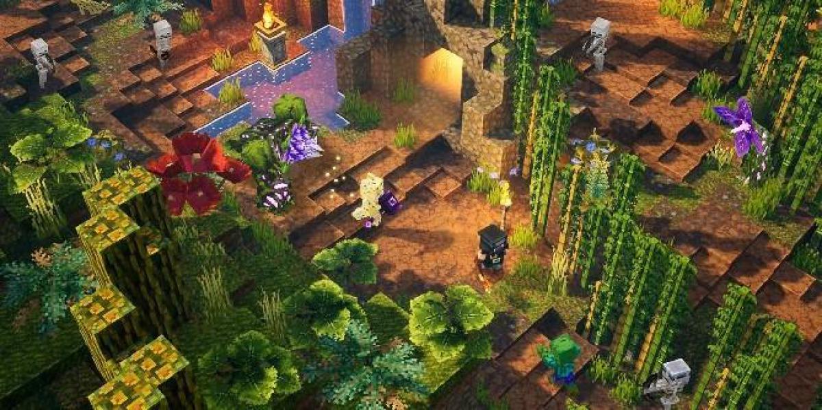 Minecraft Dungeons: Jungle Awakens DLC Lançamento Detalhes do Trailer Novo Conteúdo