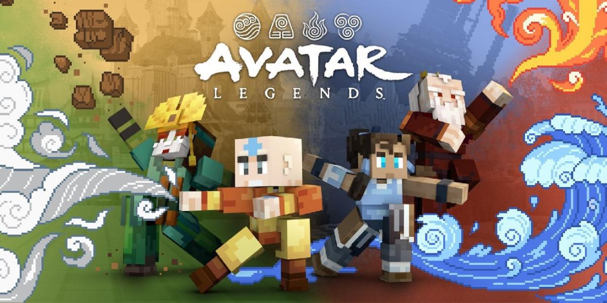 Minecraft está recebendo DLC de Avatar Legends