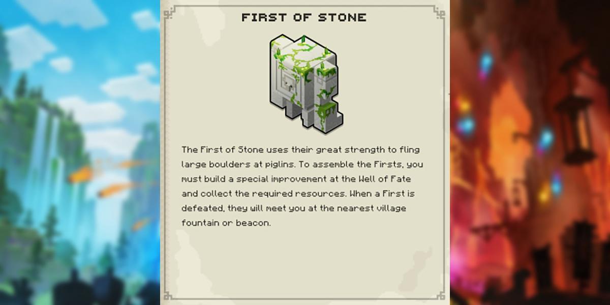 Minecraft Legends First Of Stone