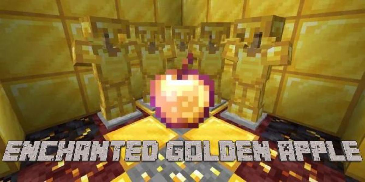 Minecraft: Maçã Dourada Encantada Explicada