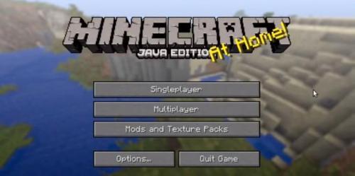 Minecraft Player compartilha conceito incrível para uma nova tela de título