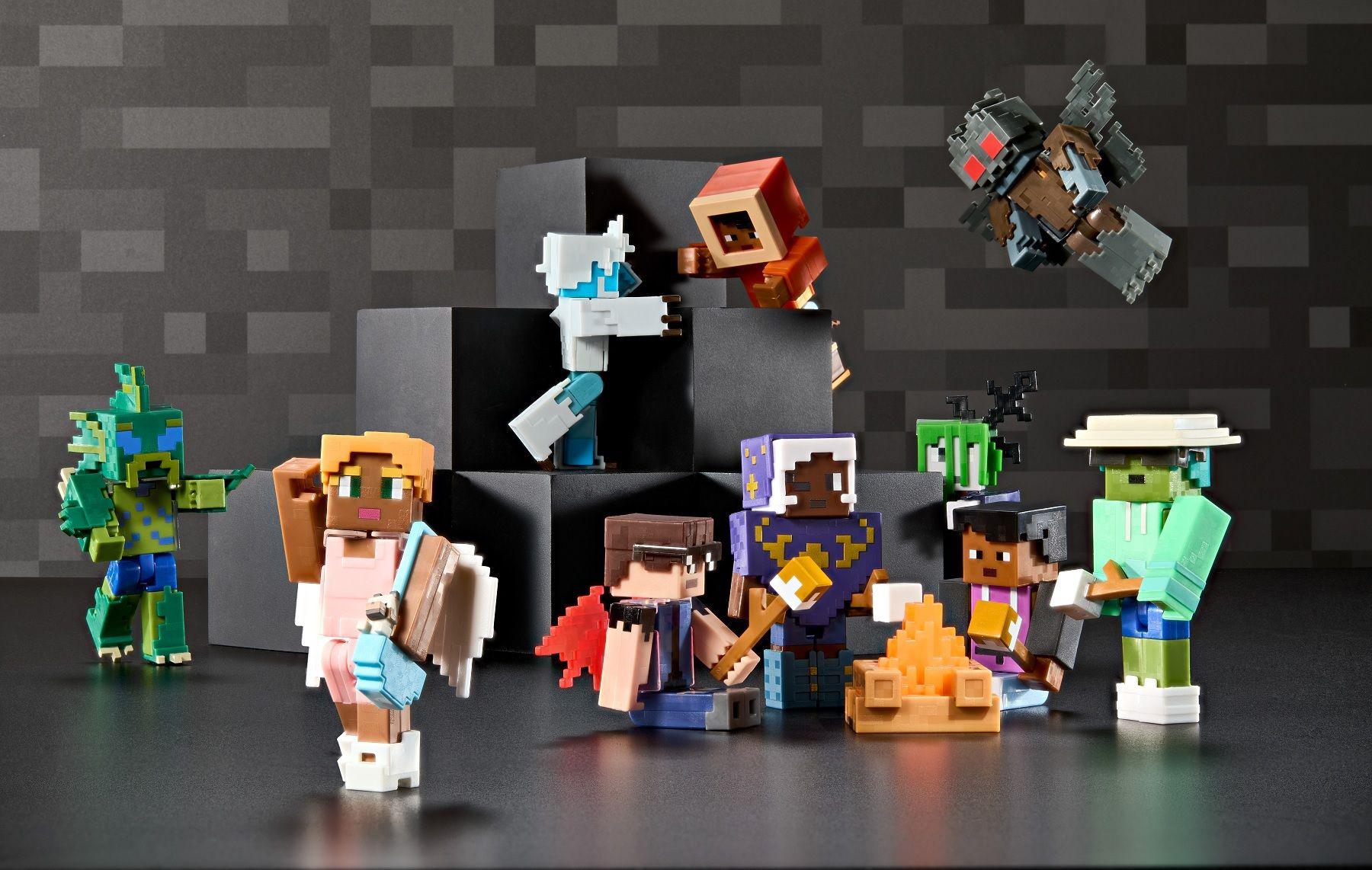 Minecraft recebendo DLC Camp Enderwood e linha de brinquedos da Mattel
