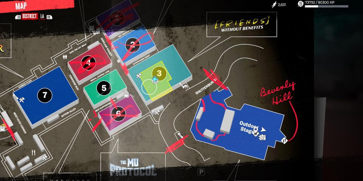 O mapa de Dead Island 2 veio da missão secundária do Monarch Studios