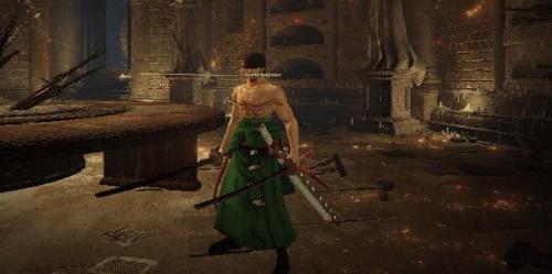 Mod de Elden Ring adiciona Zoro de One Piece