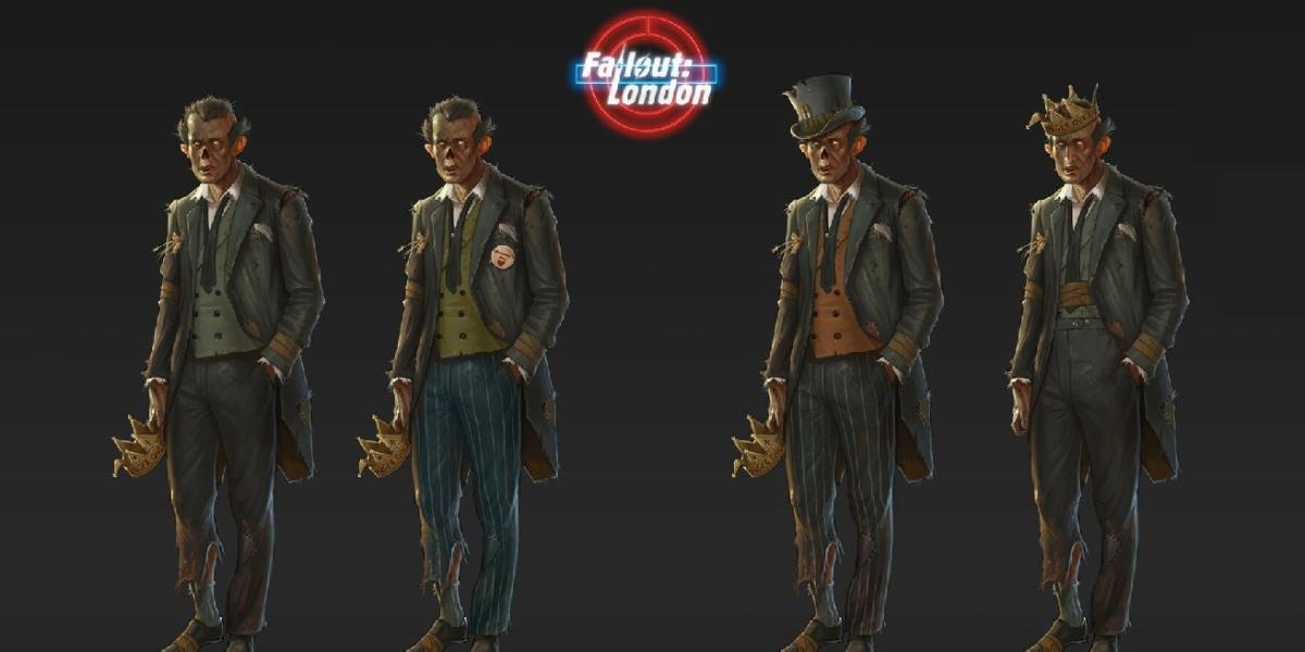 Mod de Fallout London remove Ghouls baseados na família real britânica