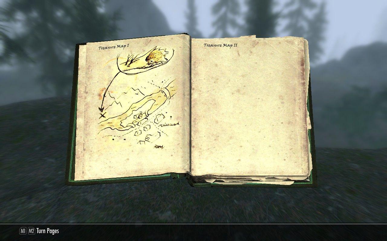 Mod de Skyrim adiciona um diário de mapa do tesouro para aquela sensação de aventura autêntica