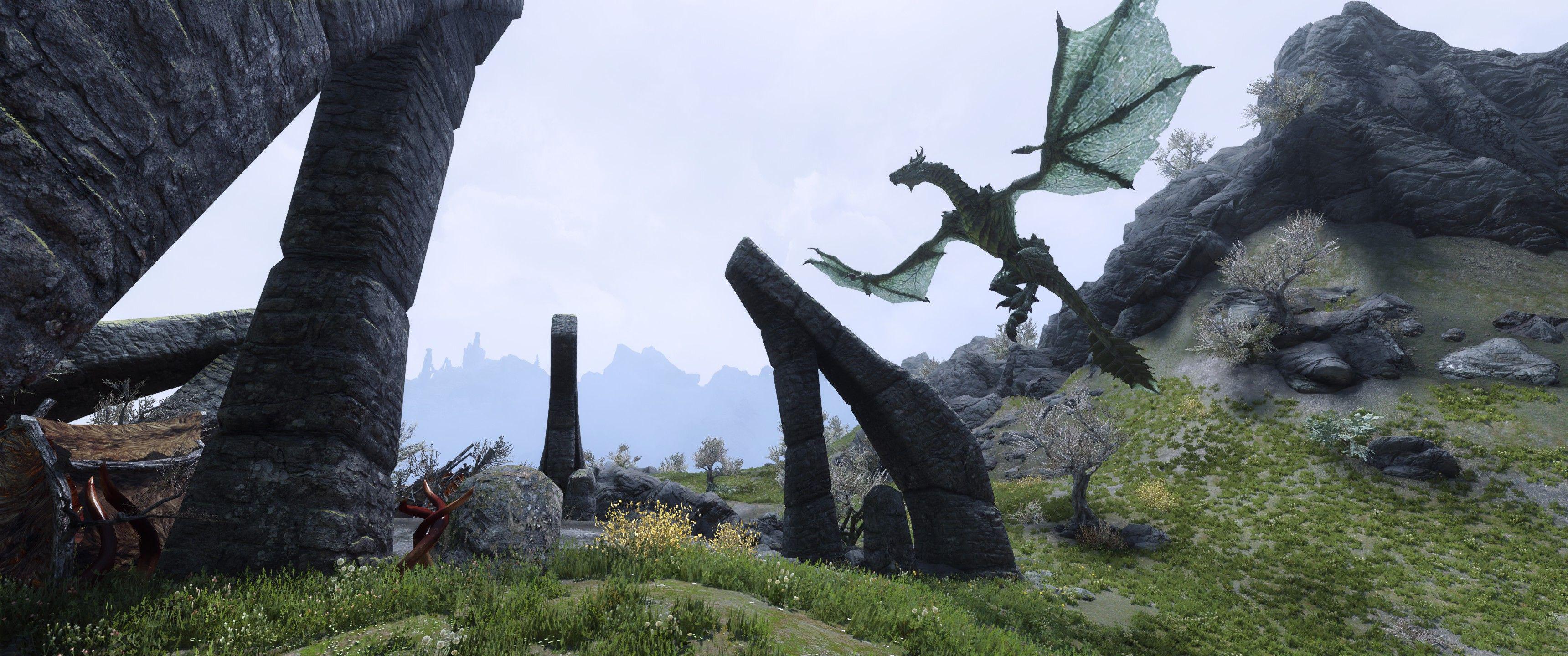 Mod de Skyrim revisa todos os Dragon Mounds