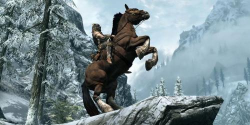 Mod de Skyrim transforma cavalos em carros!