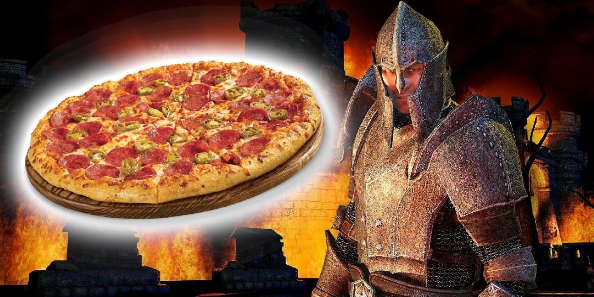 Mod Oblivion permite que os jogadores peçam uma pizza direto do jogo