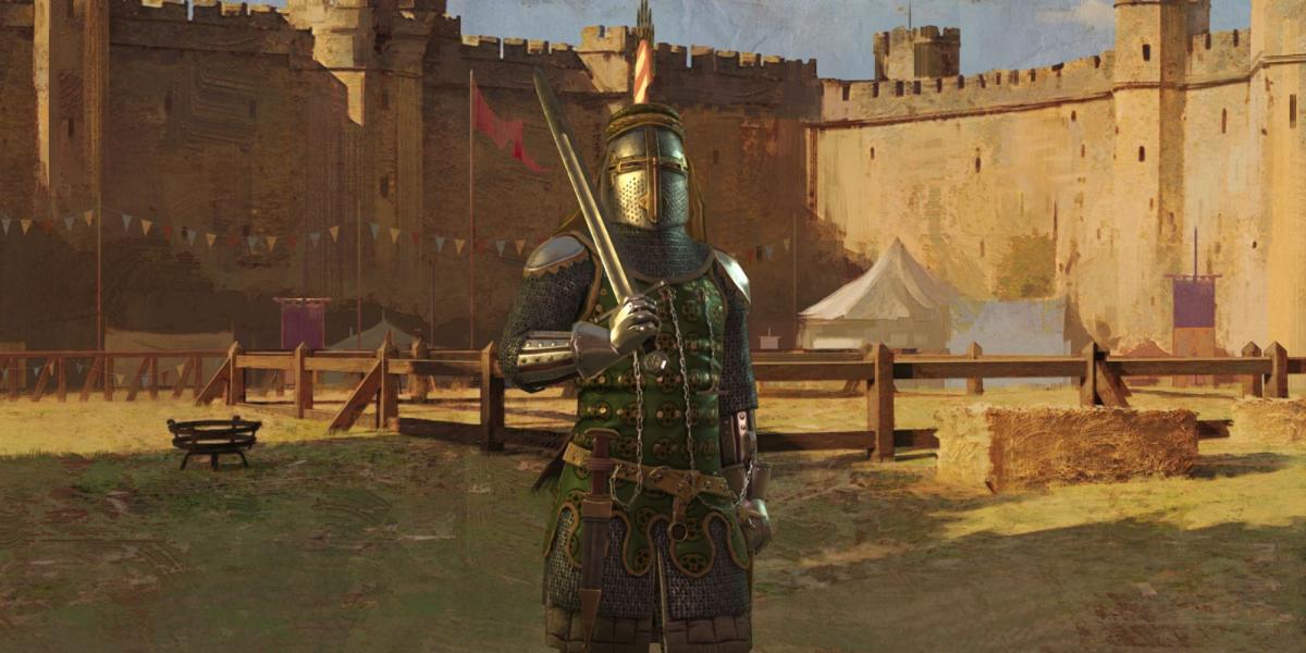 Roupa de Cavaleiro do Torneio Crusader Kings 3