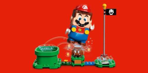 Modder joga Super Mario com um Mario LEGO para um controlador