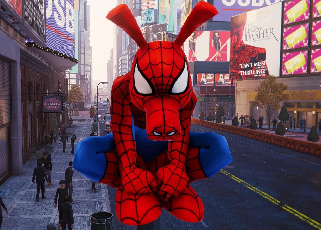 Modders trazem Spider-Ham para Marvel s Spider-Man