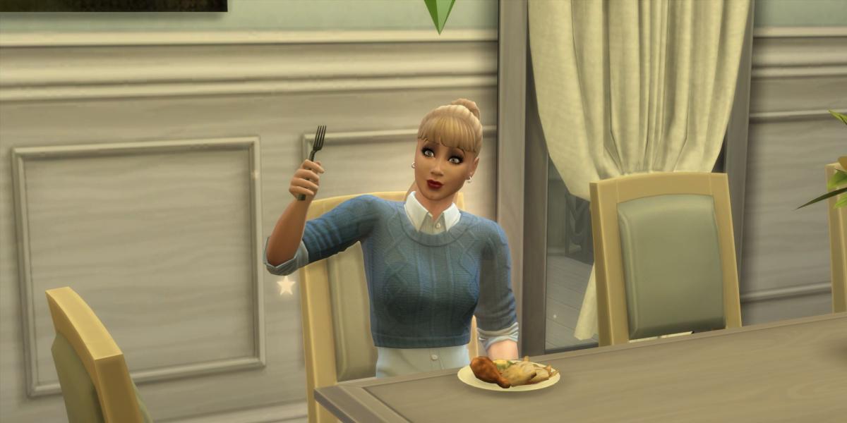 The Sims 4 Comendo e bebendo mais rápido