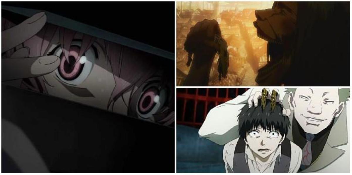 Momentos mais assustadores em animes de terror